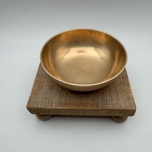 Vintage Brass Small Trinket Candy Bowl
